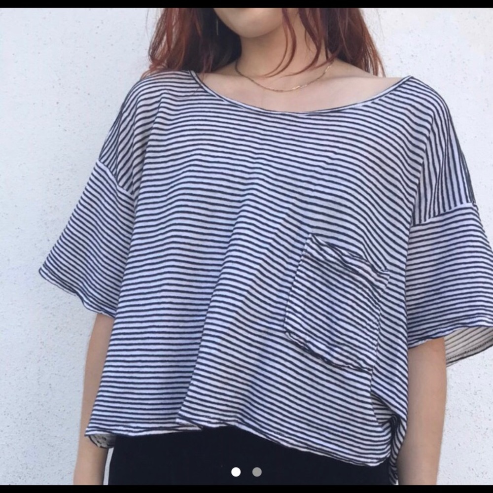 AA striped shirt w pocket